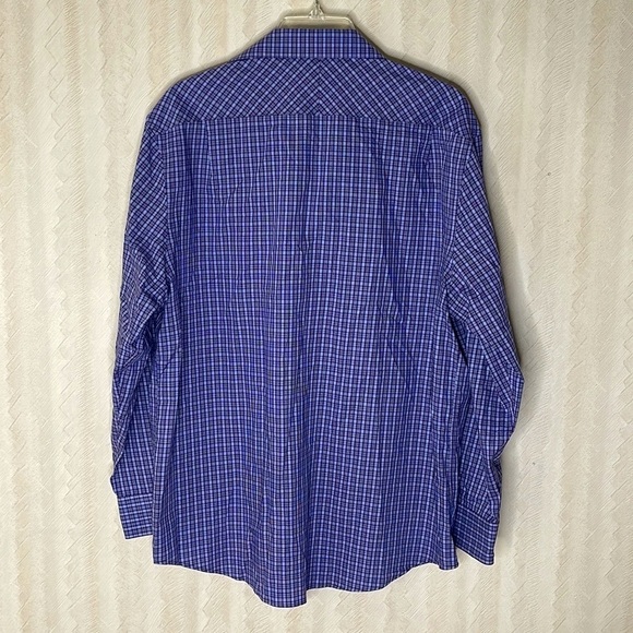 🆕 RYAN SEACREST Slim Fit Stretch Button Down Shirt Size 16.5” - Picture 3 of 4